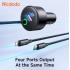 Mcdodo CC-0370 120W 4-Port PD PPS Car Charger with Two Wire Light for Laptop Mobile Phone Smartwatch